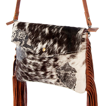 American Darling Crossbody Hair-On Genuine Leather Western Women Bag Handbag Purse | Travel Bags College Casual